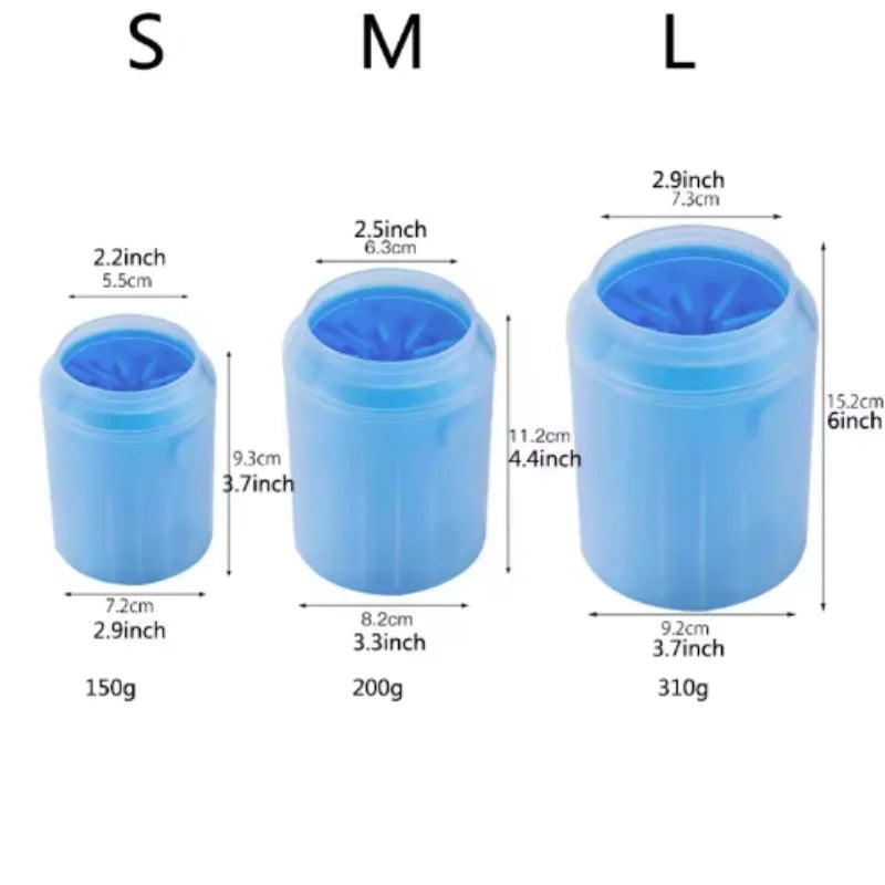 Soft Silicon Paw Cleaner Cup