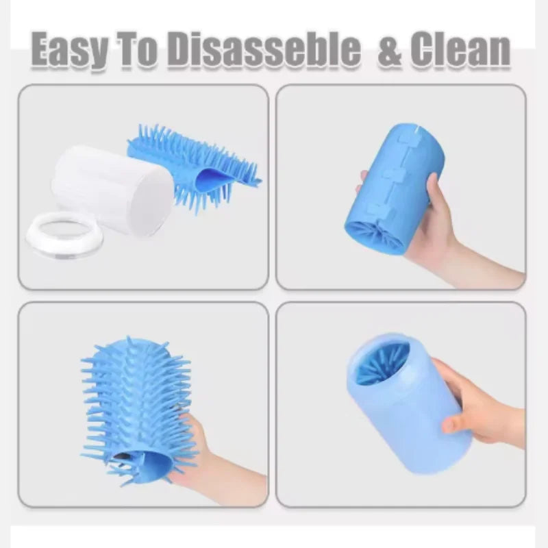 Soft Silicon Paw Cleaner Cup