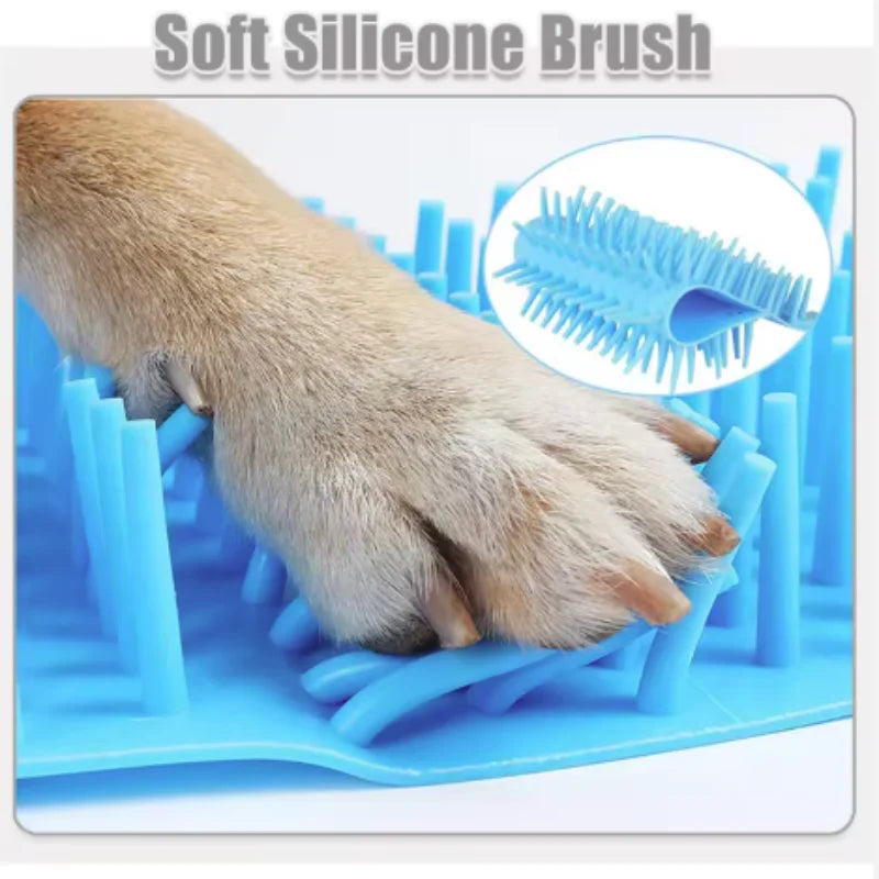 Soft Silicon Paw Cleaner Cup