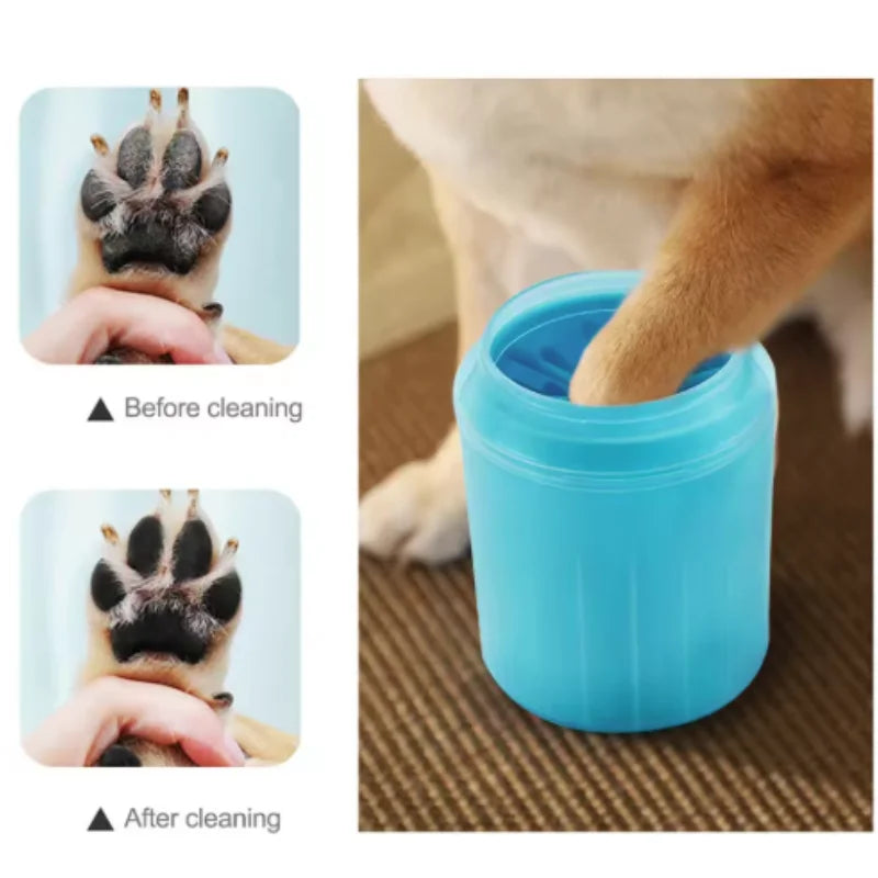 Soft Silicon Paw Cleaner Cup